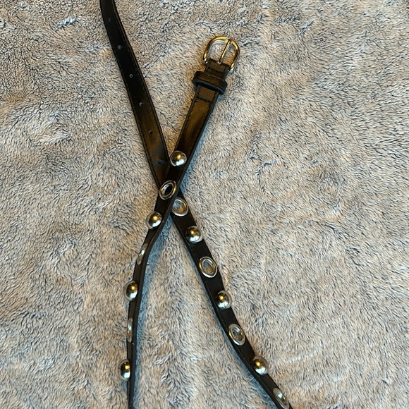 ARDENE💫Women’s Black Metal Detailed Belt - Picture 5 of 9